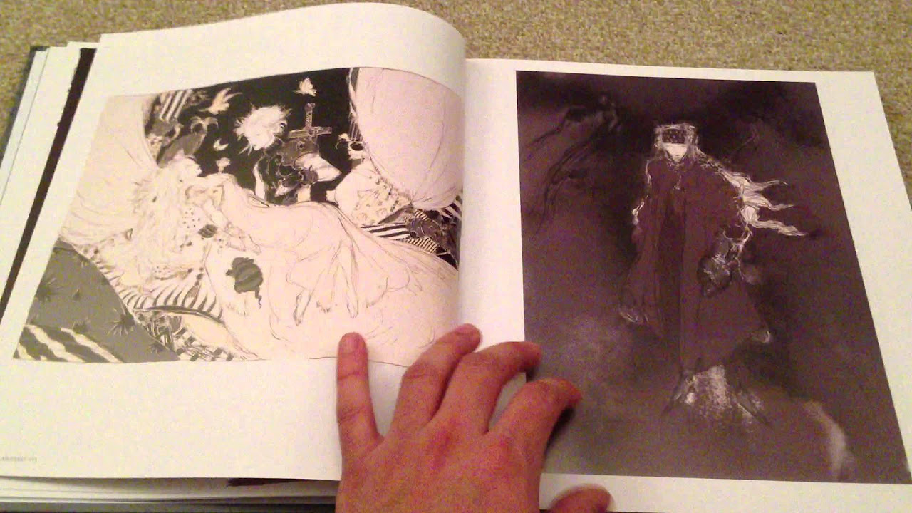 The Sky The Art of Final Fantasy Review Yoshitaka Amano - YouTube