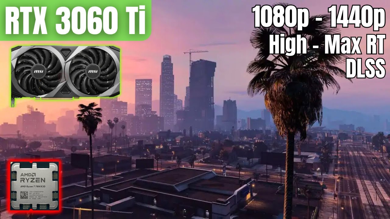 RTX 3060 Ti GTA 5 Enhanced High Max RT Settings 1080p 1440p 