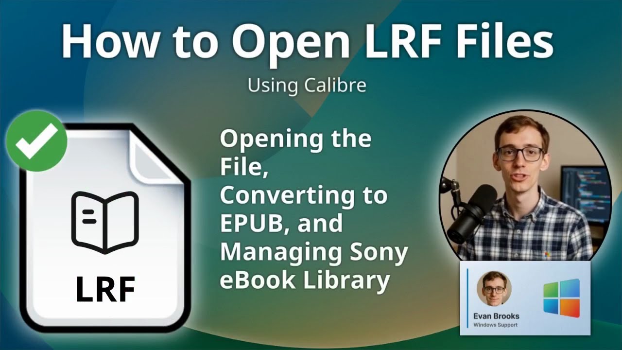 How to Open LRF Files (Calibre) - YouTube