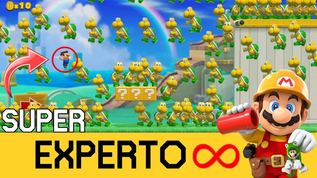 La Dificultad Aumentó En El Super Experto Super Experto Infinito No Skip Smm2 Zetassj - roblox mouse glitch please help youtube