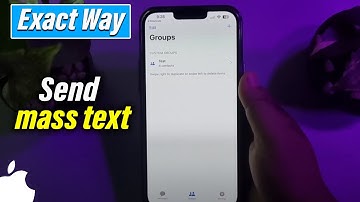How to send mass text on iphone (2025)