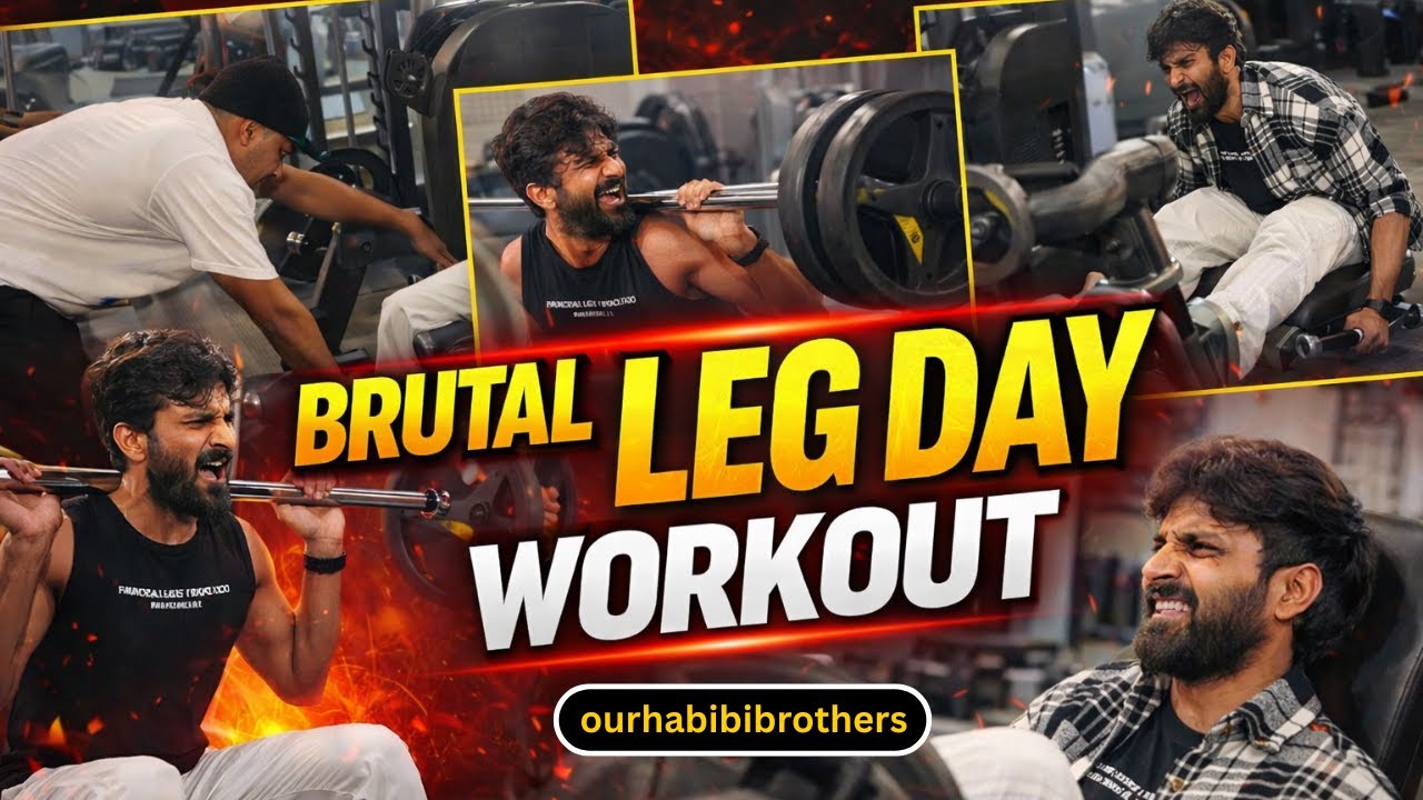 BRUTAL LEG DAY WORKOUT 💥 | Grow Bigger Legs Fast | Gym Leg Training