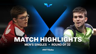 Alexis Lebrun vs Kirill Gerassimenko | MS | WTT Contender Doha 2022 (R32)