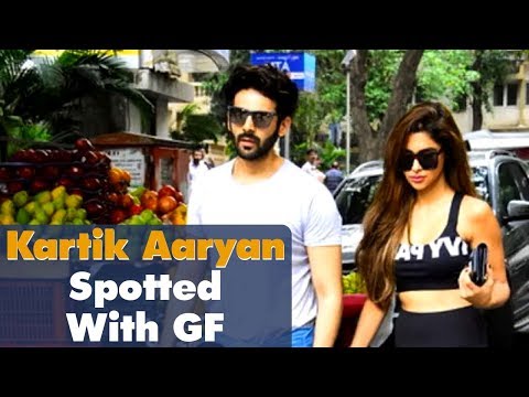 Kartik Aaryan Spotted with GF