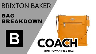 Coach Mini Rowan File Bag