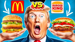 Trump Rates McDonald's Vs Burger King (Ai Presidents)