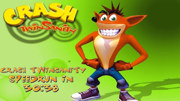 crash twinsanity any% speedrun in 30:38