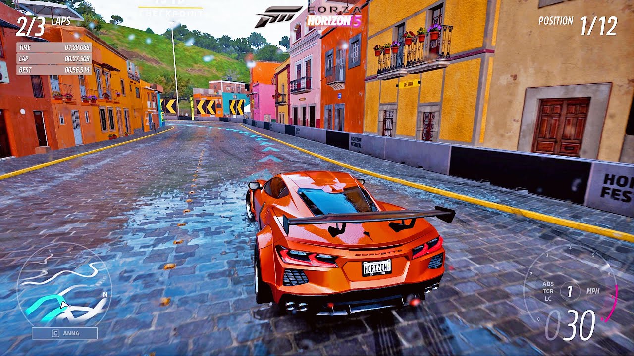 Forza Horizon 5 Rainy Weather Gameplay Realistic Car [ar12] Thrustmaster TX 4K 2024 