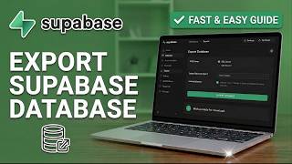 How To Export Supabase Database (2026) - Simple Guide Profile