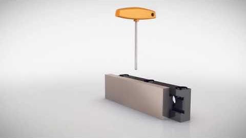 CarveSmart vise jaws, for quick change in seconds