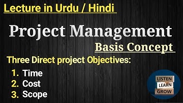 What is Project Management ? Objectives of Project Management BBA/MBA/B.COM || Management Science