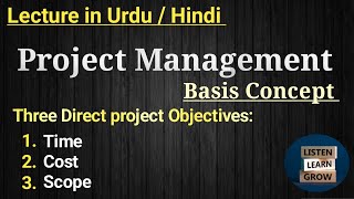 What is Project Management  Objectives of Project Management BBA/MBA/B.COM || Management Science