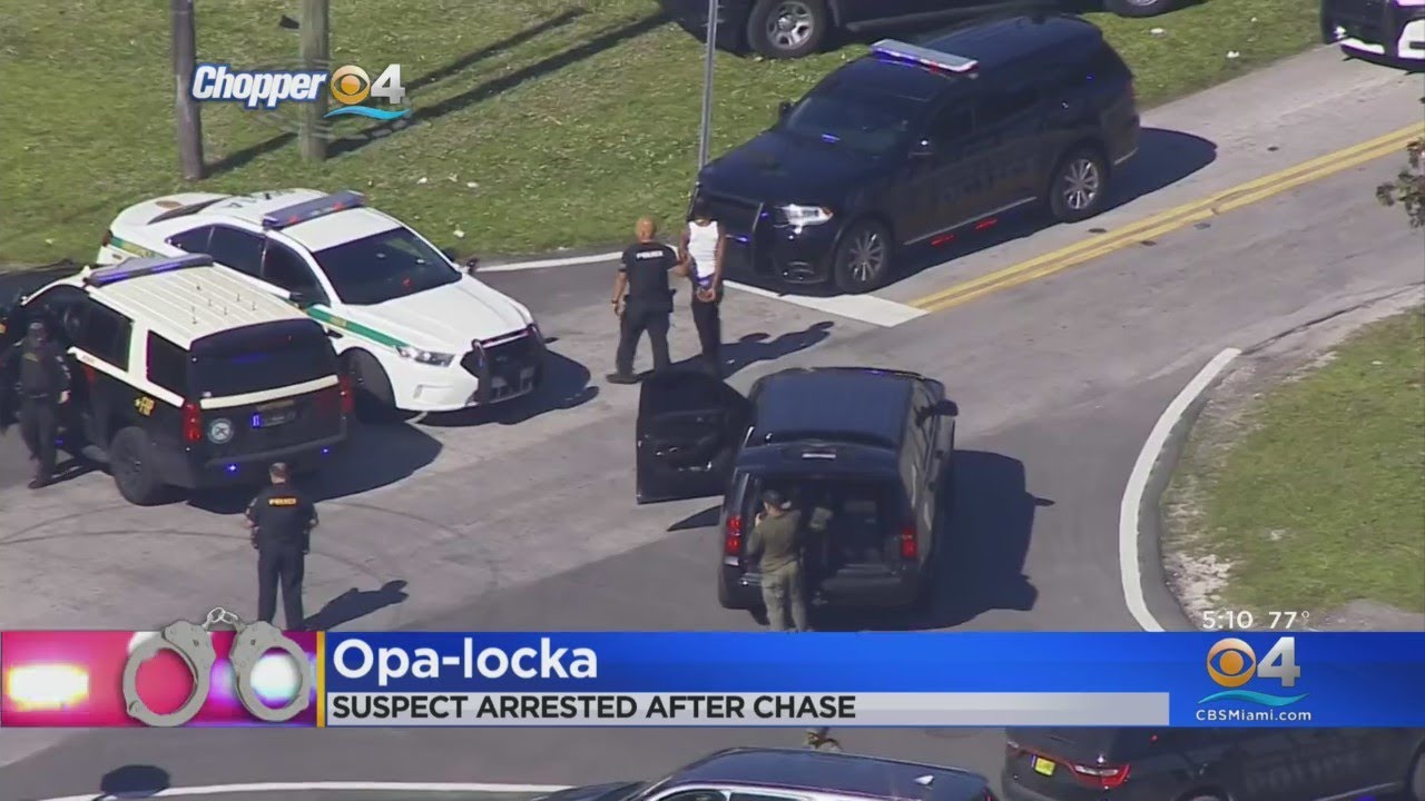 Man Arrested In Opalocka After Leading Police On A Pursuit YouTube