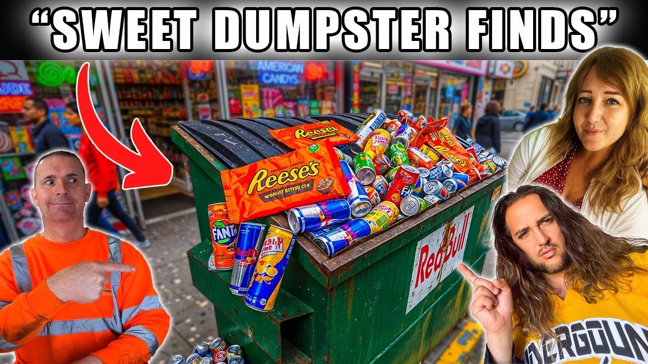 We Found £500 Worth of Chocolate… 🤩😍In the TRASH?! [DUMPSTER DIVING] 