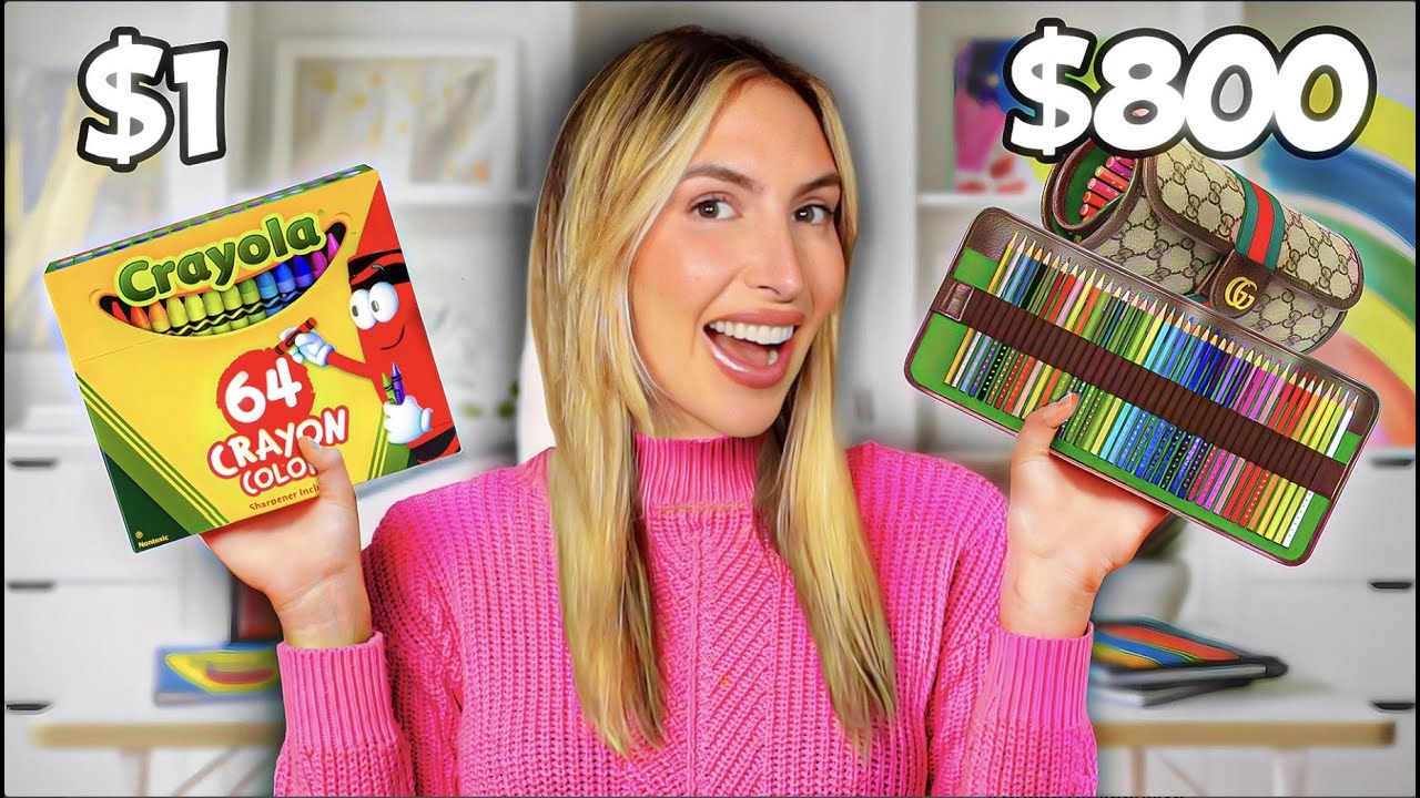 $800 vs $8 Colored Pencil Set - Is There REALLY a Difference?