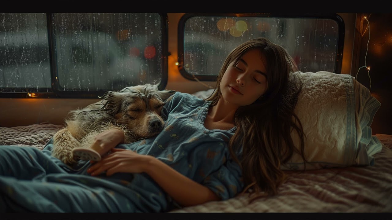 Measuring Deep Sleep Quality During ASMR Rain & Fireplace Nights in the Woods 🌲🛏️