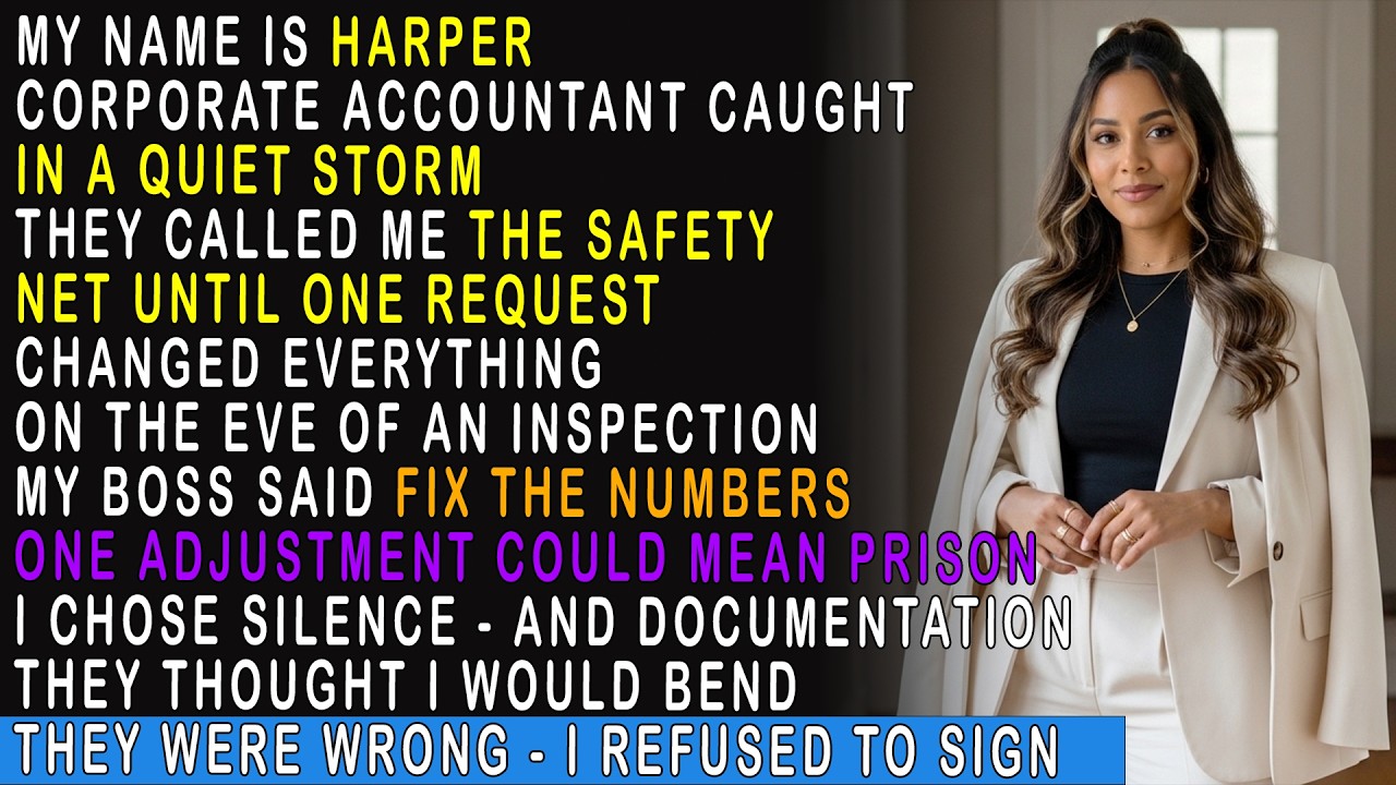 “The Night Before the Tax Inspection, My Boss Asked Me to ‘Fix’ the Numbers.” || Cinderella Story