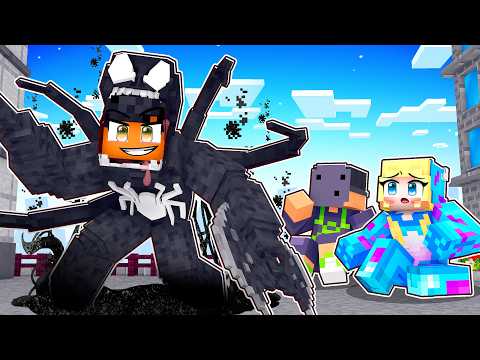 I BECAME VENOM TO TROLL MY FRIENDS IN MINECRAFT!