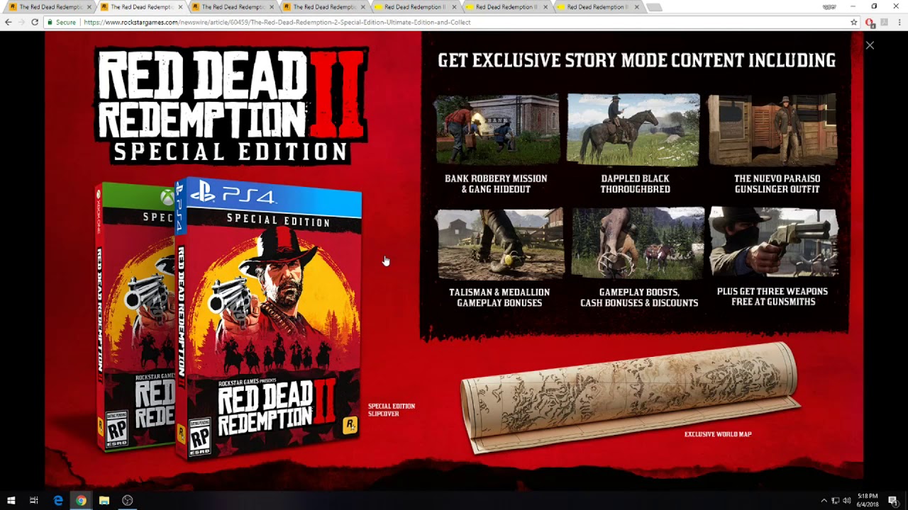 Red Redemption Special Edition, Ultimate Edition, Collector's Box YouTube