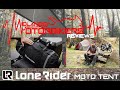 Motorbike Camping with Lone Rider - The MOTO TENT - First Impressions