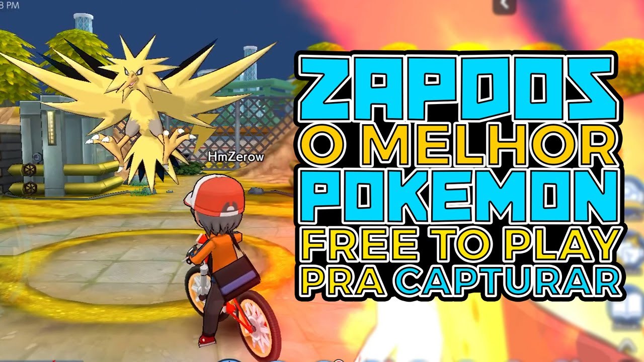 O MELHOR POKEMON SS FREE DO JOGOG!! - COMO CAPTURAR ZAPDOS - POKEMON MUNDOS ELEMENTAIS
