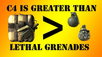 COD MW3 - C4 vs. Lethal Grenades (Modern Warfare 3 Frag Semtex Grenade)