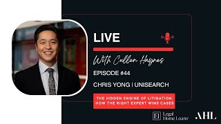 LIVE with Cullen Haynes 🔴 Episode 44 with Chris Yong | UniSearch | Experts Win Cases