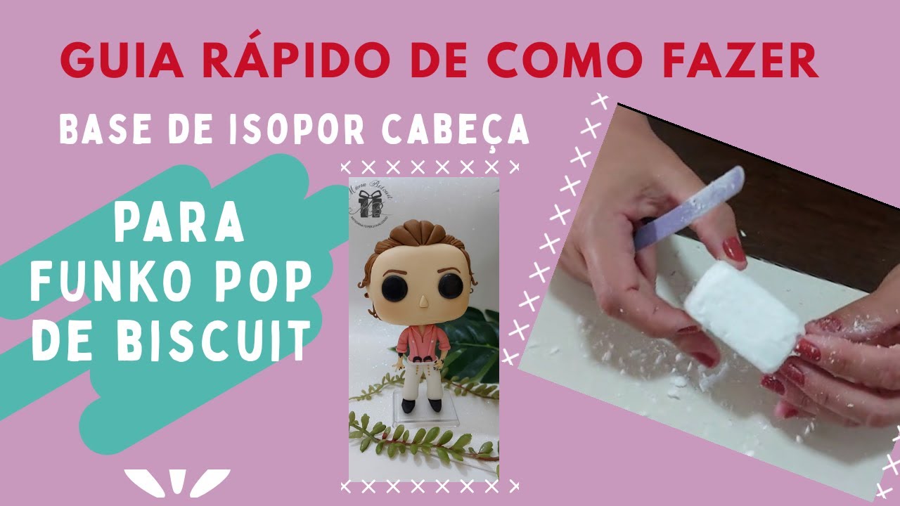 Base de Isopor para CABEÇA Funko de BISCUIT