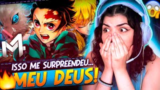 REACT CAÇADOR DE ONI - Tanjiro Rap (Demon Slayer)