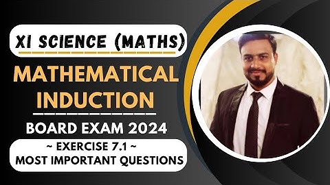 Mathematical Induction | Class 11 | Ex 7.1 Q2 Most Important Questions for board exam 2024