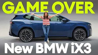 FIRST LOOK: all-new BMW iX3. 500 mile range, 20 minute charging. Game over?