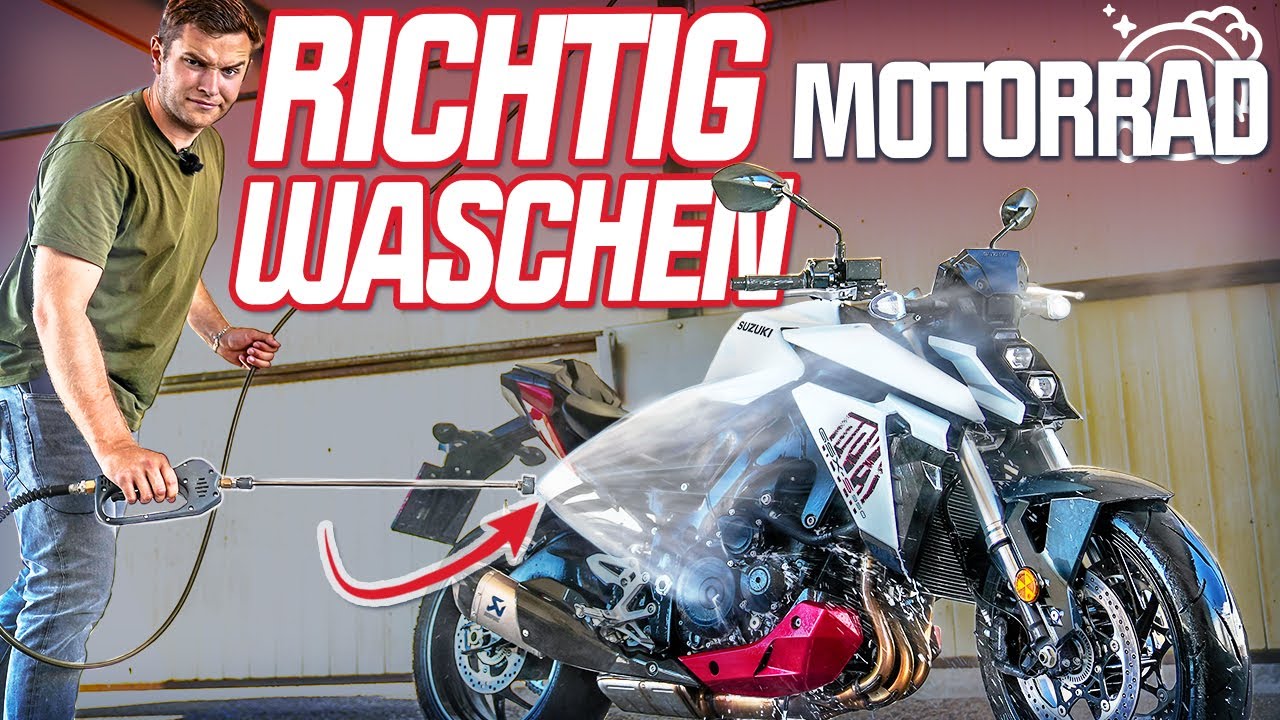 MOTORRAD WASCHEN RICHTIG! 