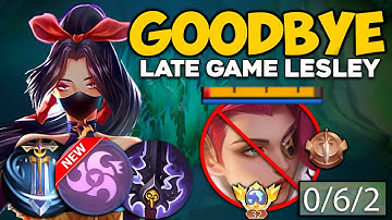 GOODBYE META LESLEY!! HANABI NEW META DESTROYER BUILD WILL MAKE HER META AGAIN!!🔥🔥 (MUST TRY THIS)