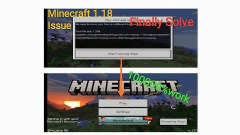 How to Solve Minecraft 1.18 Start Moving Files Problem #minecraft #100 works #subscribe #omletarcade