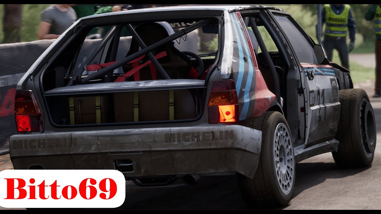 Assetto Corsa Rally Lancia Delta "destroyed"