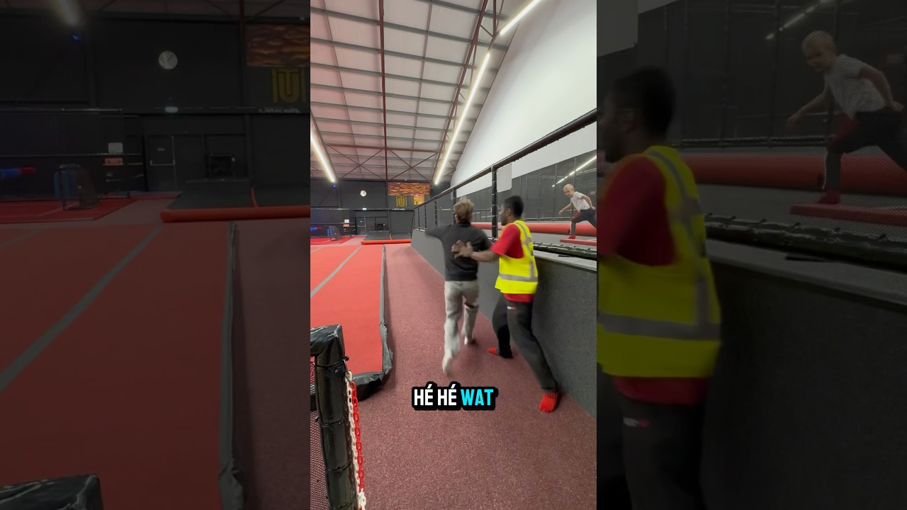Er uit gestuurd… (trampolinepark)