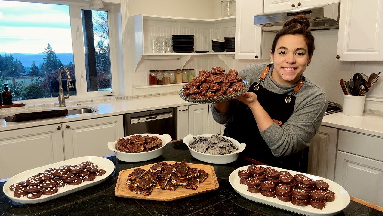 6 SUPER Easy No-Bake Christmas Chocolate Candies ... - YouTube