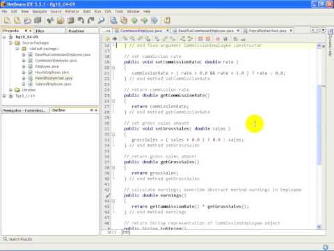 F2L2@7 CommissionEmployee java   inheriting directly from an abstract superclass