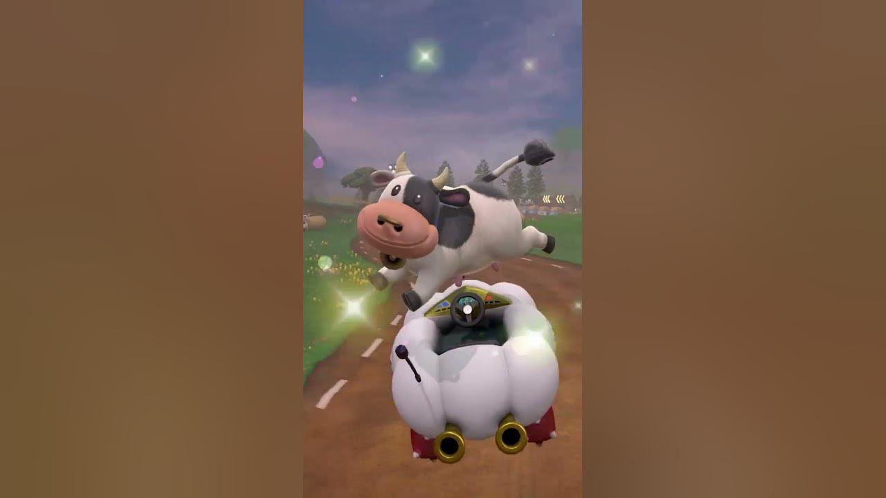 La Vaca in Mario Kart goes HARD 🐮🔥 #mariokartworld #viralshorts #mariokart