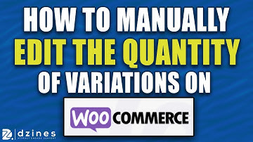 Manually Edit Woocommerce Quantity of Variations