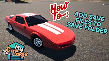 Hoe je opgeslagen bestanden toevoegt aan je opgeslagen spel in Mijn Garage