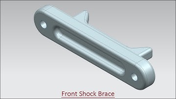Front Shock Brace (Video Tutorial) Siemens NX
