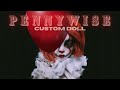 CREATING MY OWN PENNYWISE | Custom Monster High Doll Repaint | etellan