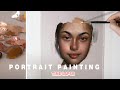 PORTRAIT PAINTING TIME-LAPSE || “Maia” oil on paper