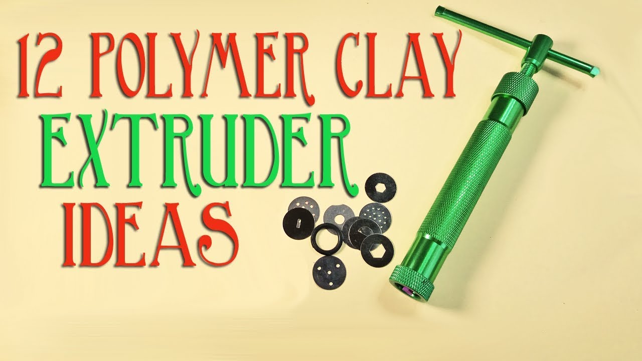 Twelve Ways To Use Your Polymer Clay Extruder 
