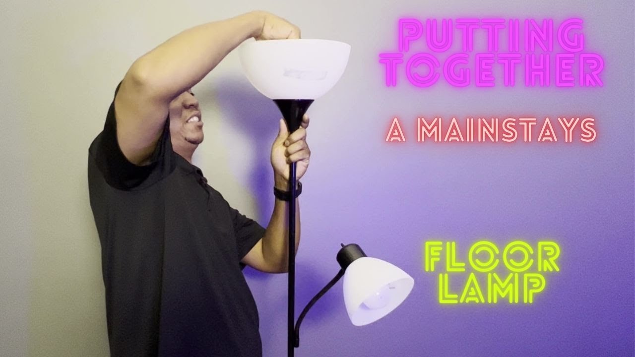 Mainstays 6' Combo Floor Lamp Assembly