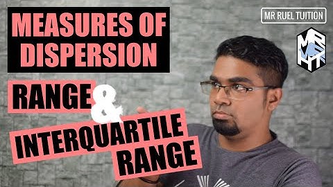 Measures of Dispersion // Range and Interquartile Range (Ungrouped Data)