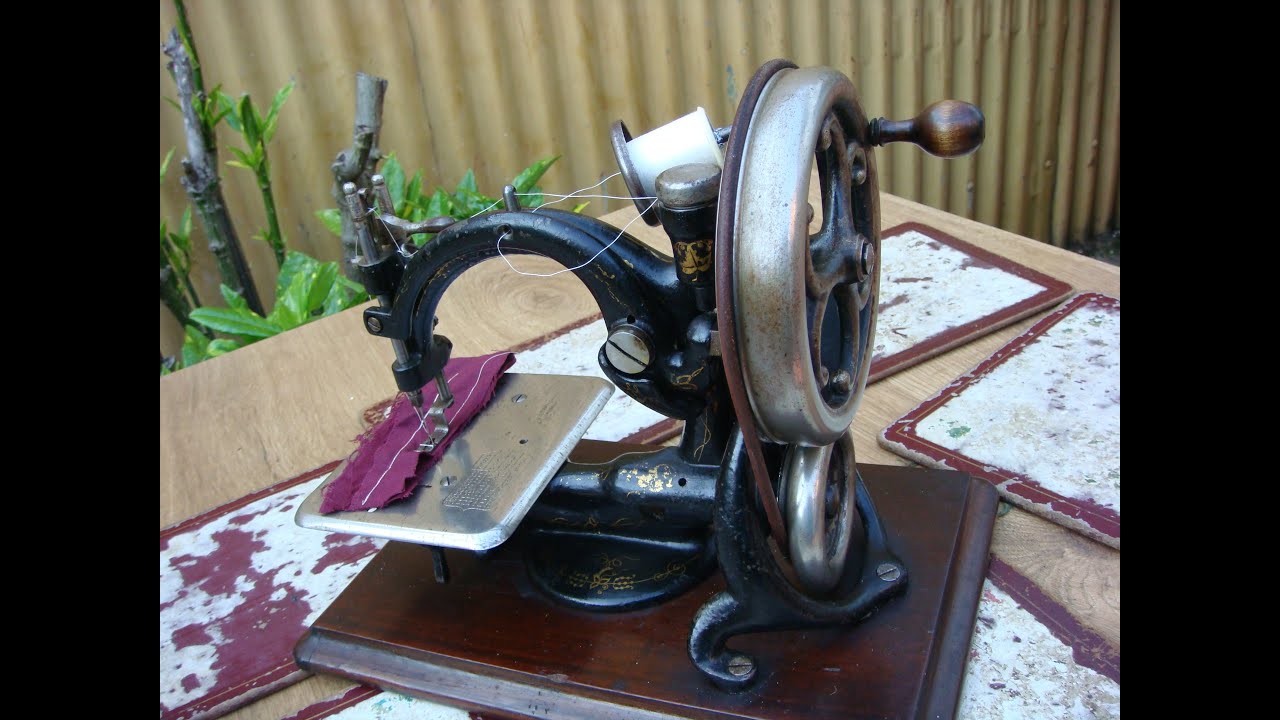 Old Vintage Antique Frister & Rossmann Sewing Machine Wilcox Willcox