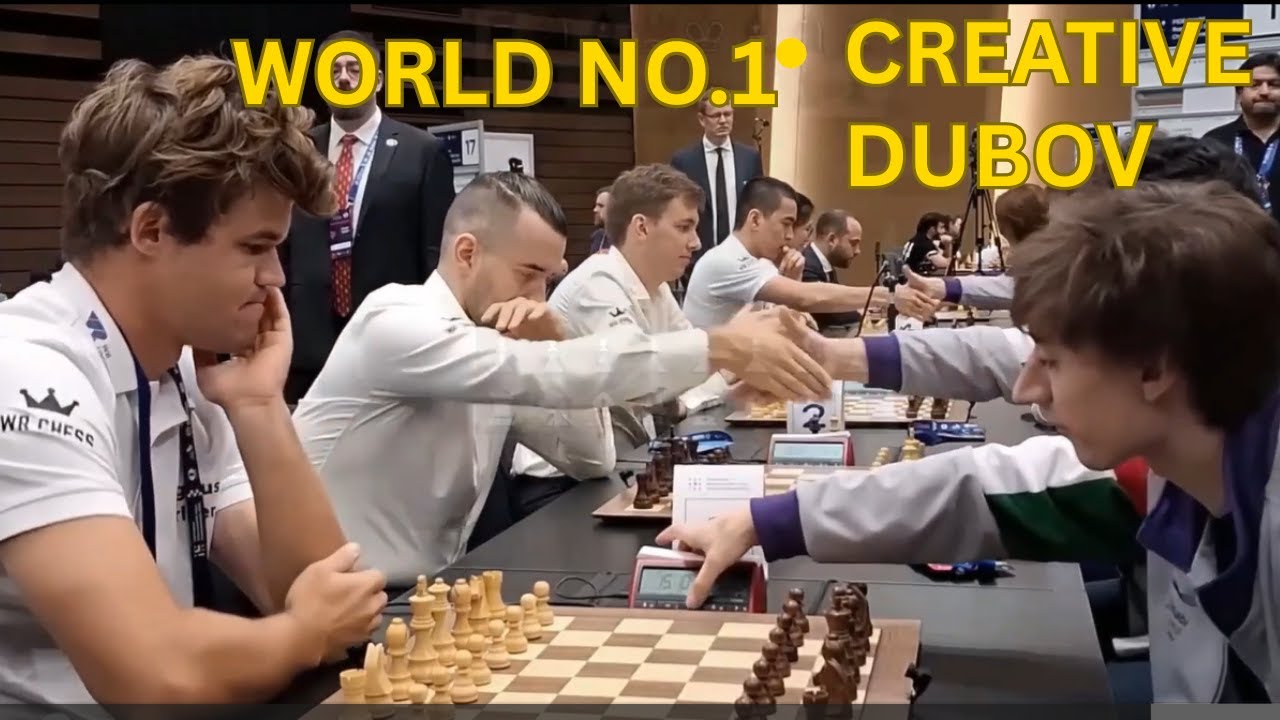 World No 1 Magnus Carlsen vs Creative Genius Daniil Dubov Chess 2023
