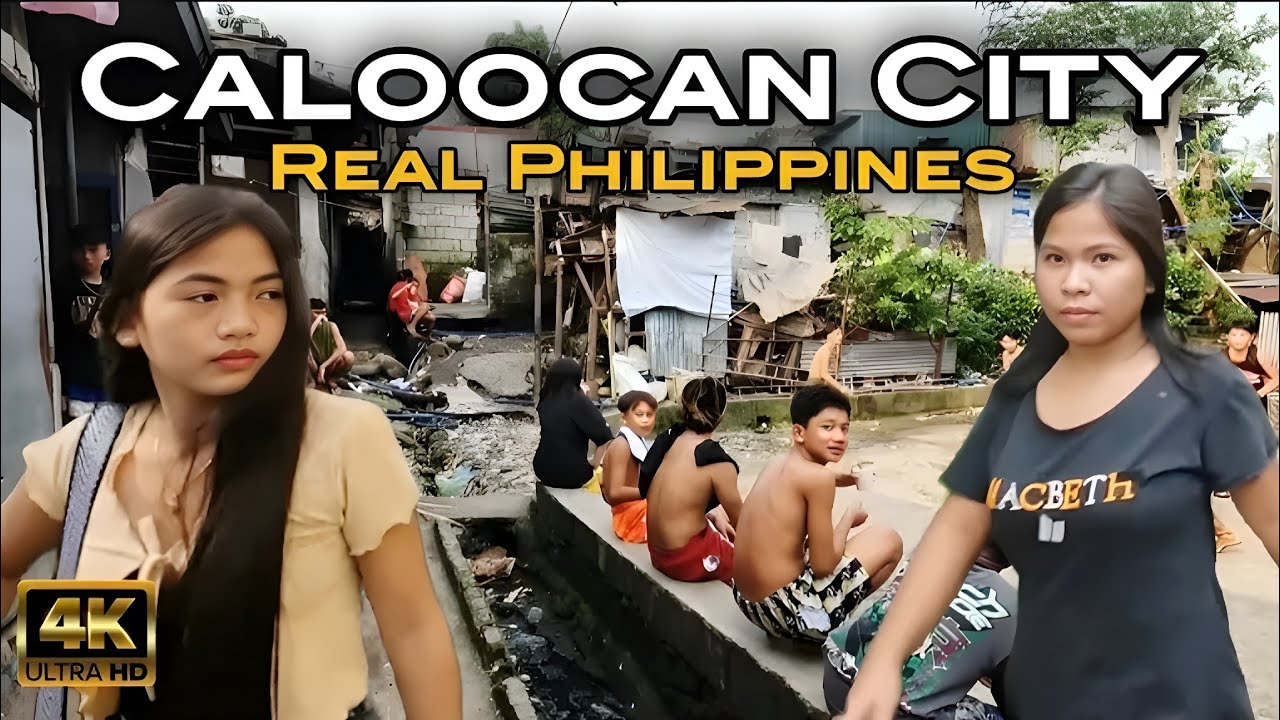 Real Life Inside a HIDDEN NARROW ALLEY in NORTH CALOOCAN PHILIPPINES [4K] 🇵🇭